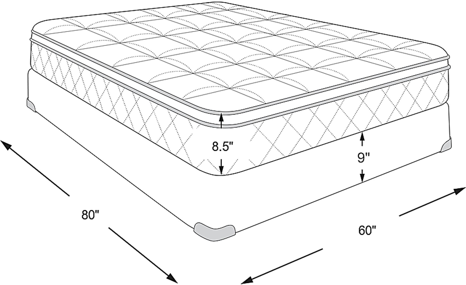 Dimension Image. Please refer to the Dimension Tab on this page for dimension details.