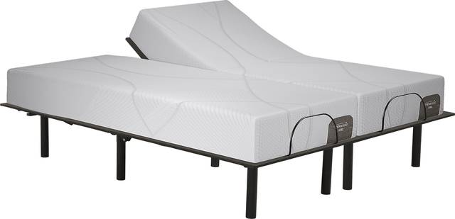 Therapedic Ariel Split King Mattress with RTG Sleep 2000 Adjustable Base - Thumbnail - Image 1