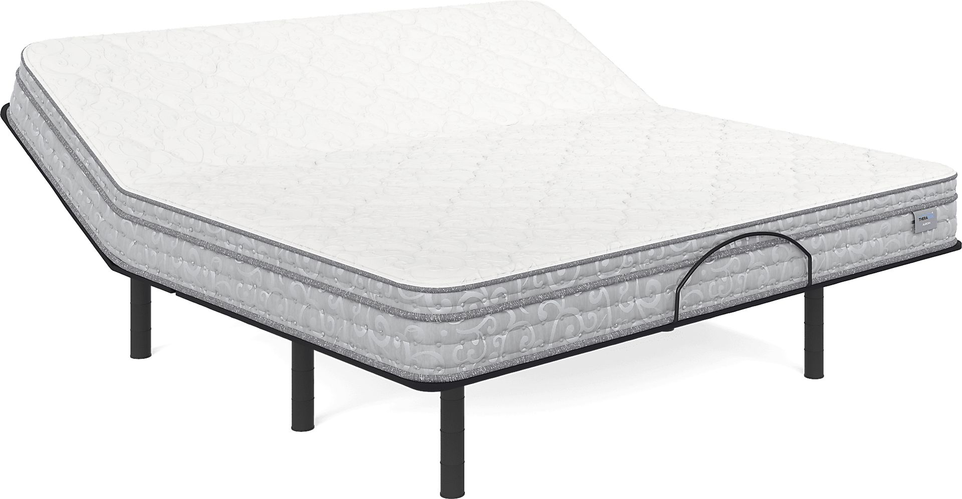 Therapedic Aurora King Mattress with Head Up Only Base - Image 1