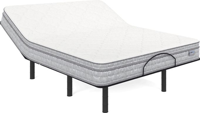 Therapedic Aurora Queen Mattress with Head Up Only Base