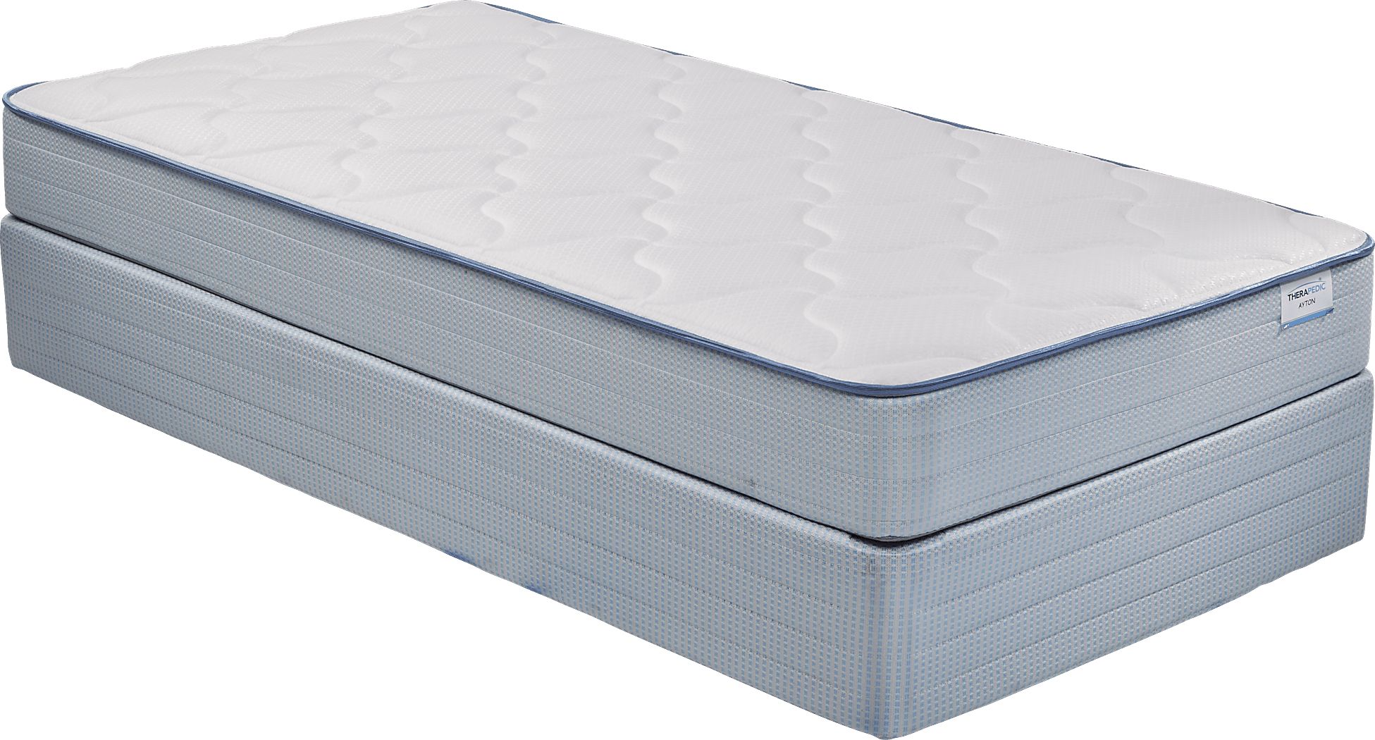 Therapedic Ayton Low Profile Twin Mattress Set Rooms To Go