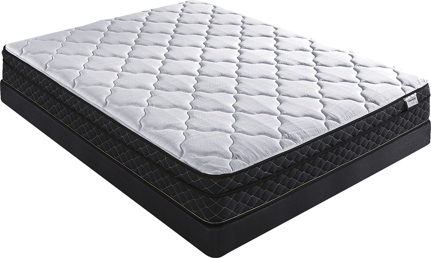 Therapedic Azure Low Profile Queen Mattress Set Rooms To Go