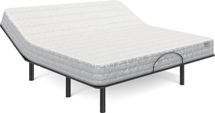 Therapedic Bahia King Mattress Set with Head Up Only Base