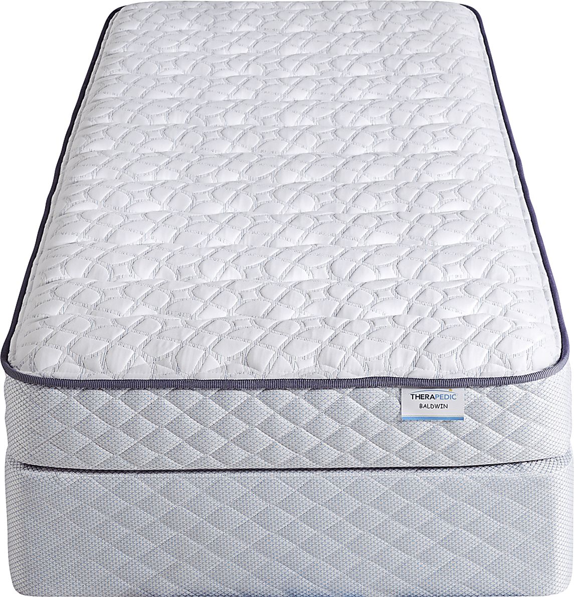 Therapedic Baldwin High Profile Twin Mattress Set Rooms To Go