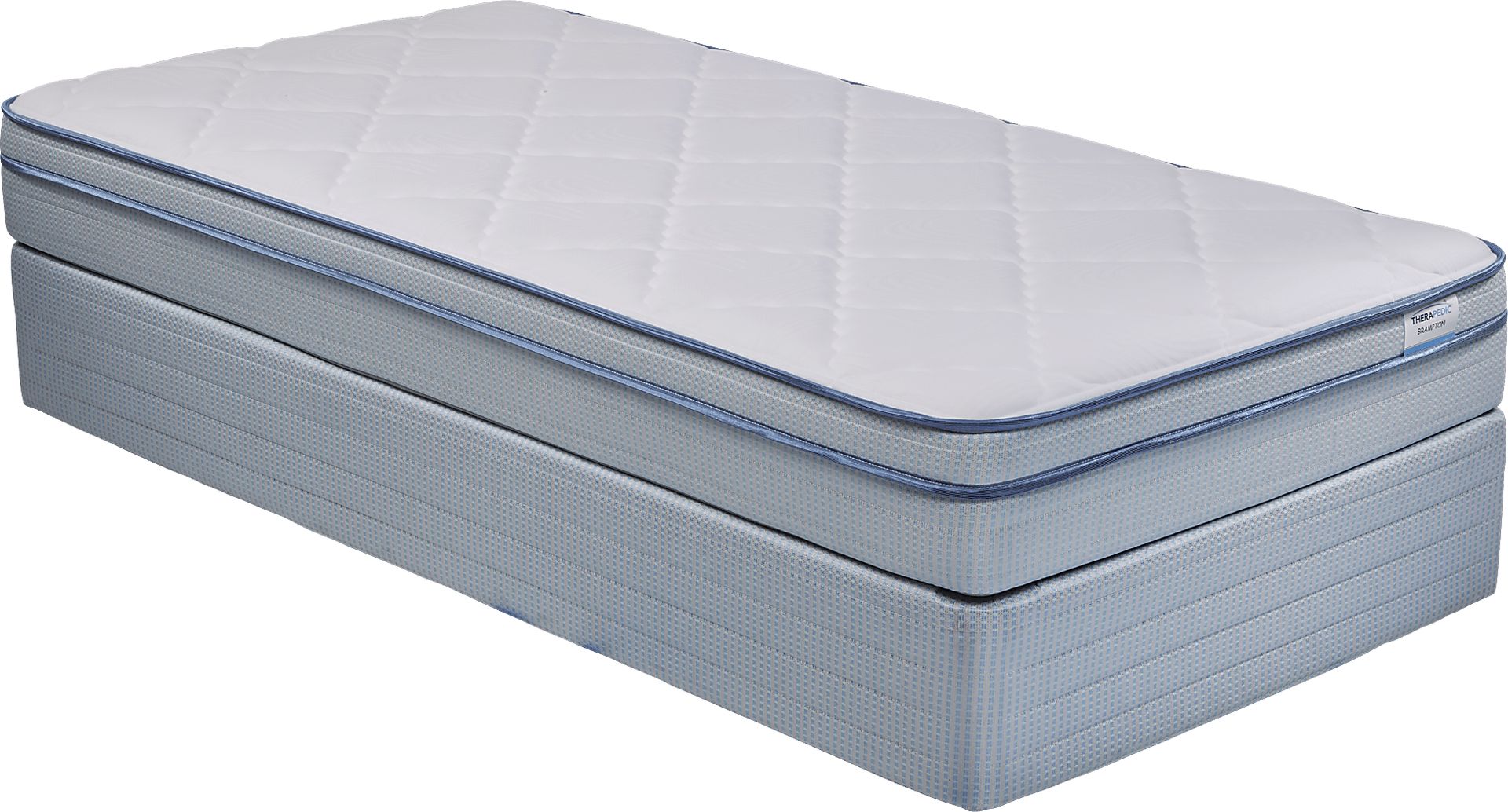 Therapedic Brampton Low Profile Twin Mattress Set - Image 1