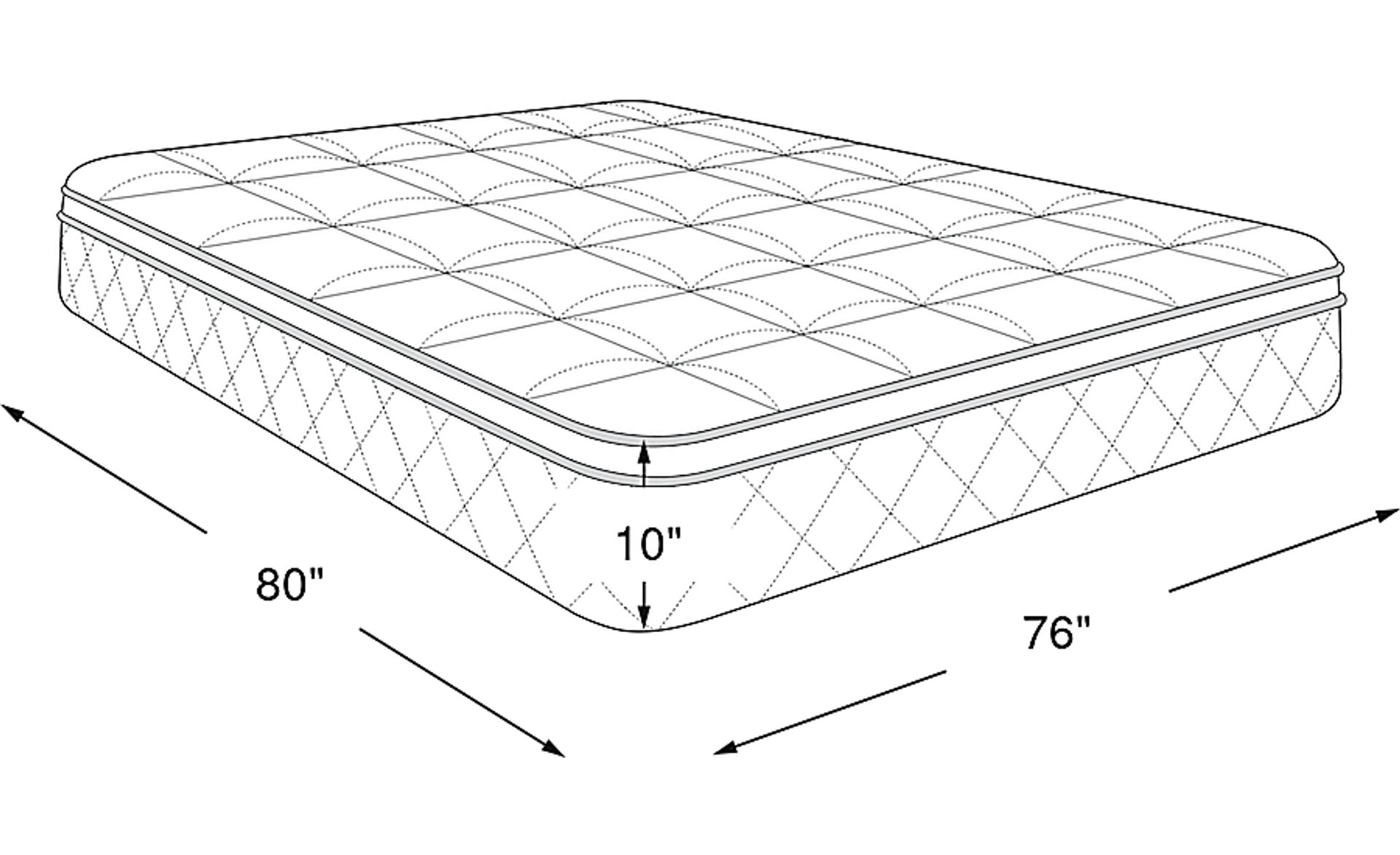 Dimension Image. Please refer to the Dimension Tab on this page for dimension details.