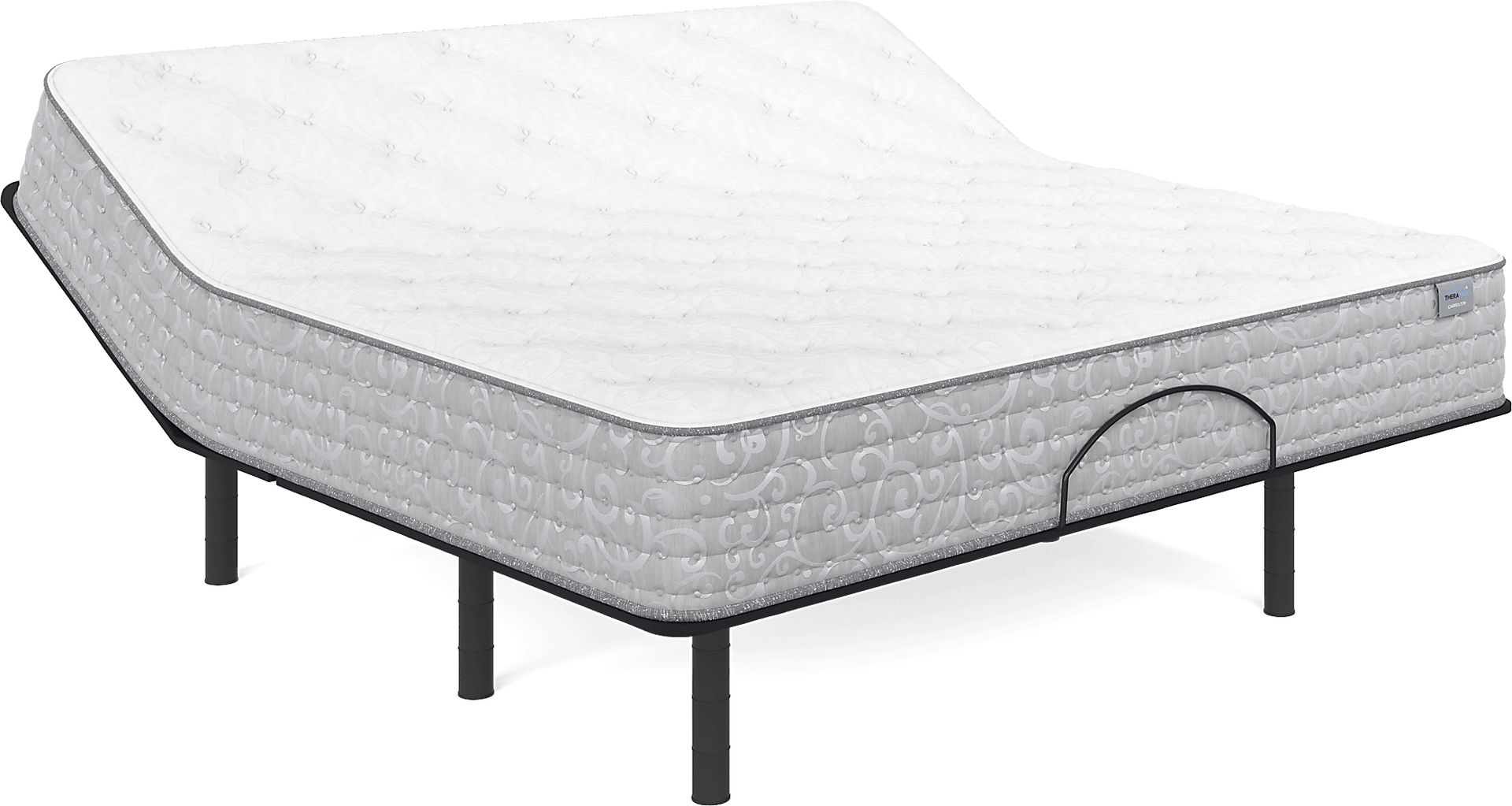 Therapedic Carrolton King Mattress with Head Up Only Base - Image 1