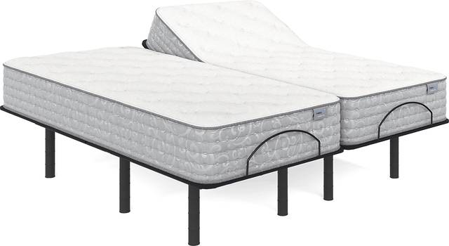 Therapedic Carrolton Split King Mattress with Head Up Only Base - Thumbnail - Image 1
