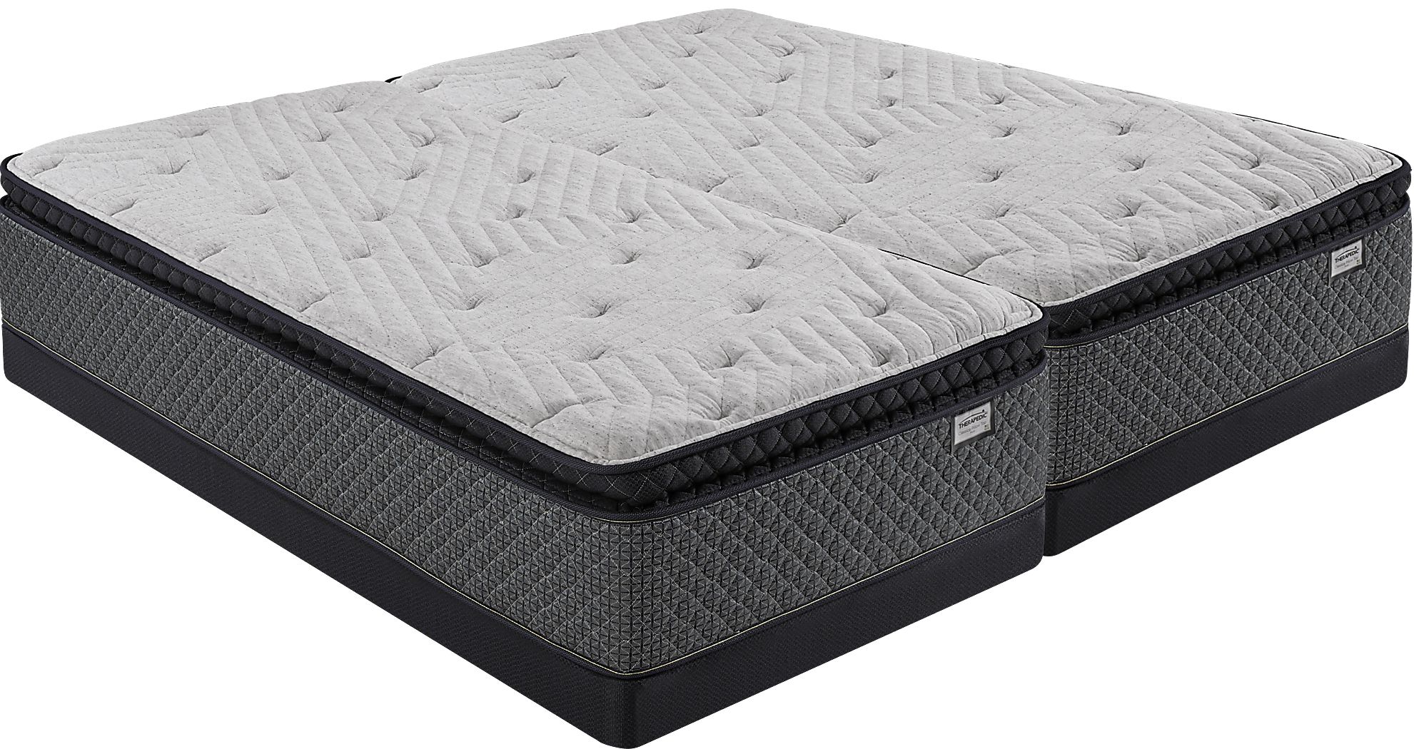 Therapedic Classica Low Profile Split King Mattress Set Rooms To Go