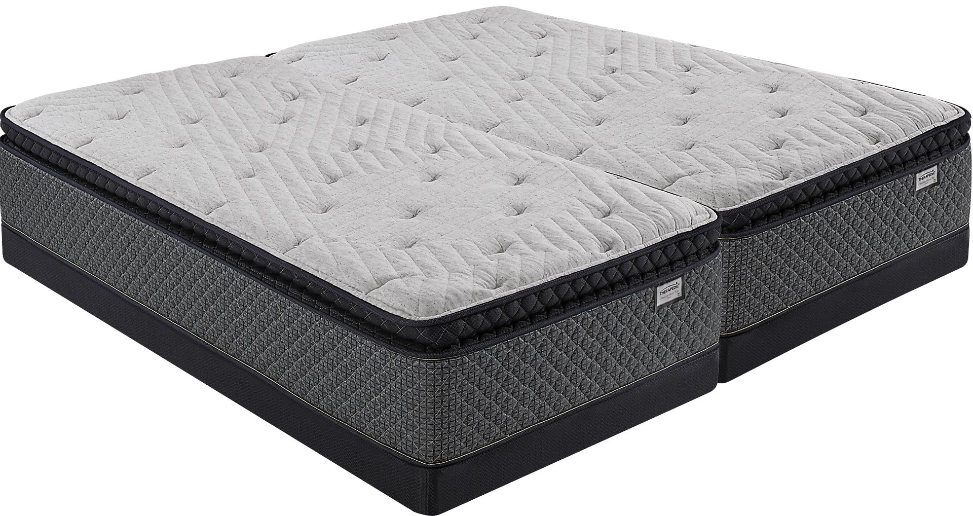 Therapedic Classica Low Profile Split King Mattress Set - Image 1