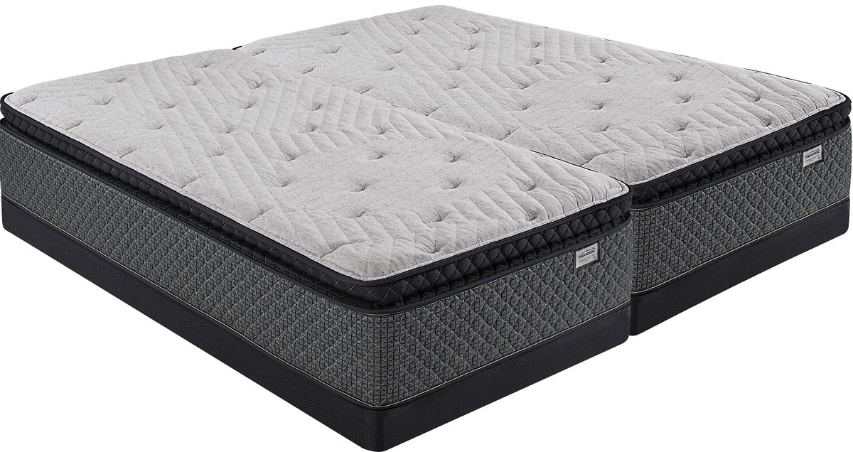 Therapedic Classica Soft Pt Low Profile Split King Mattress Set Rooms To Go