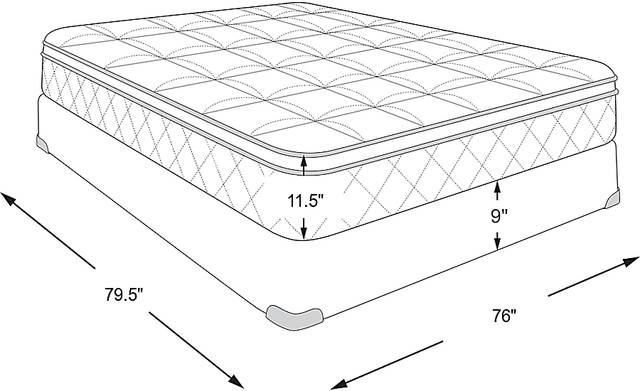 Dimension Image. Please refer to the Dimension Tab on this page for dimension details.