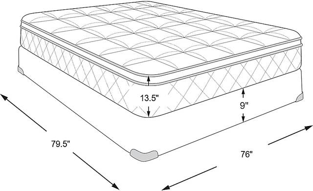 Dimension Image. Please refer to the Dimension Tab on this page for dimension details.