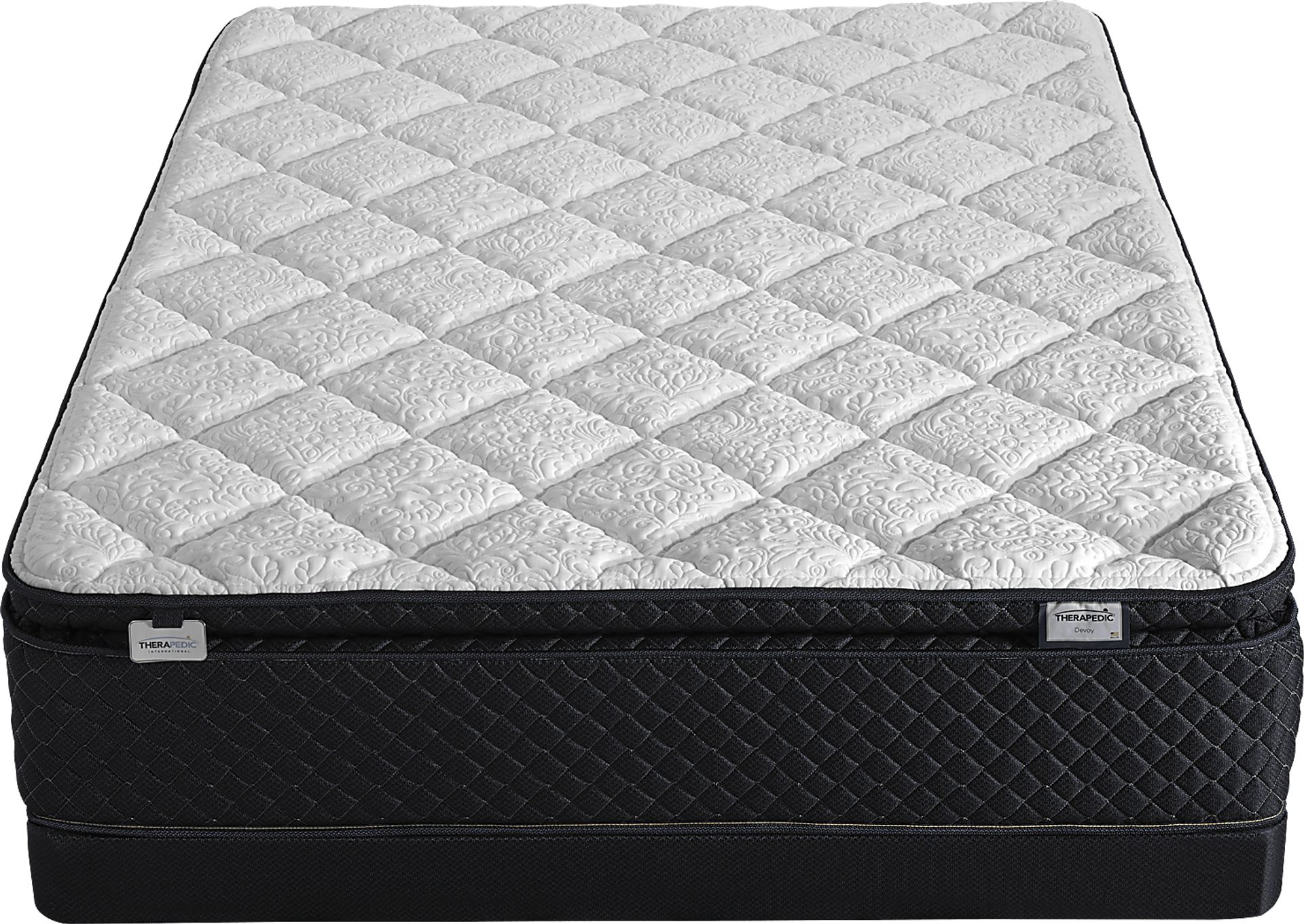 Therapedic Devoy Low Profile Queen Mattress Set - Image 2