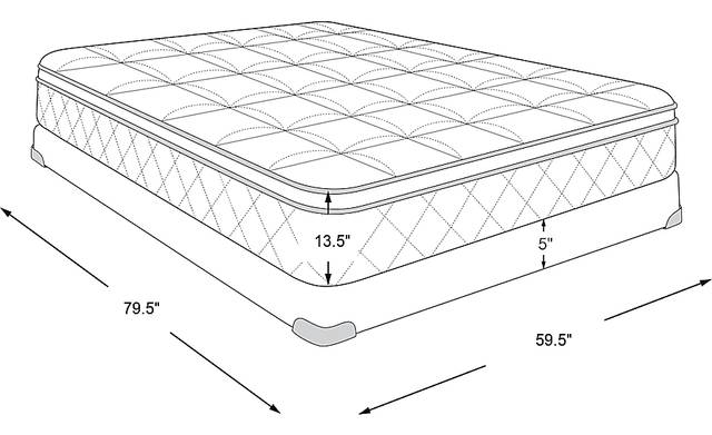 Dimension Image. Please refer to the Dimension Tab on this page for dimension details.