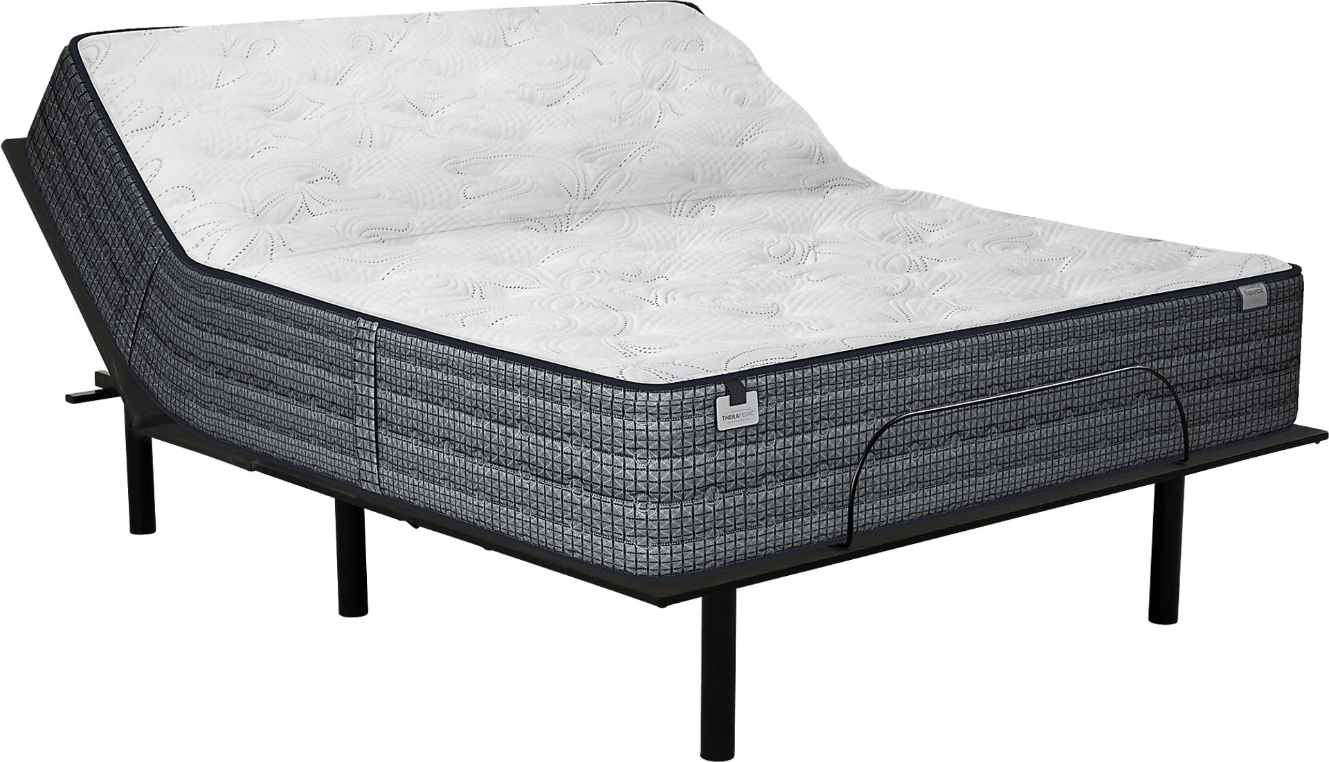 Therapedic Dover King Mattress with RTG Sleep 2000 Adjustable Base - Image 1