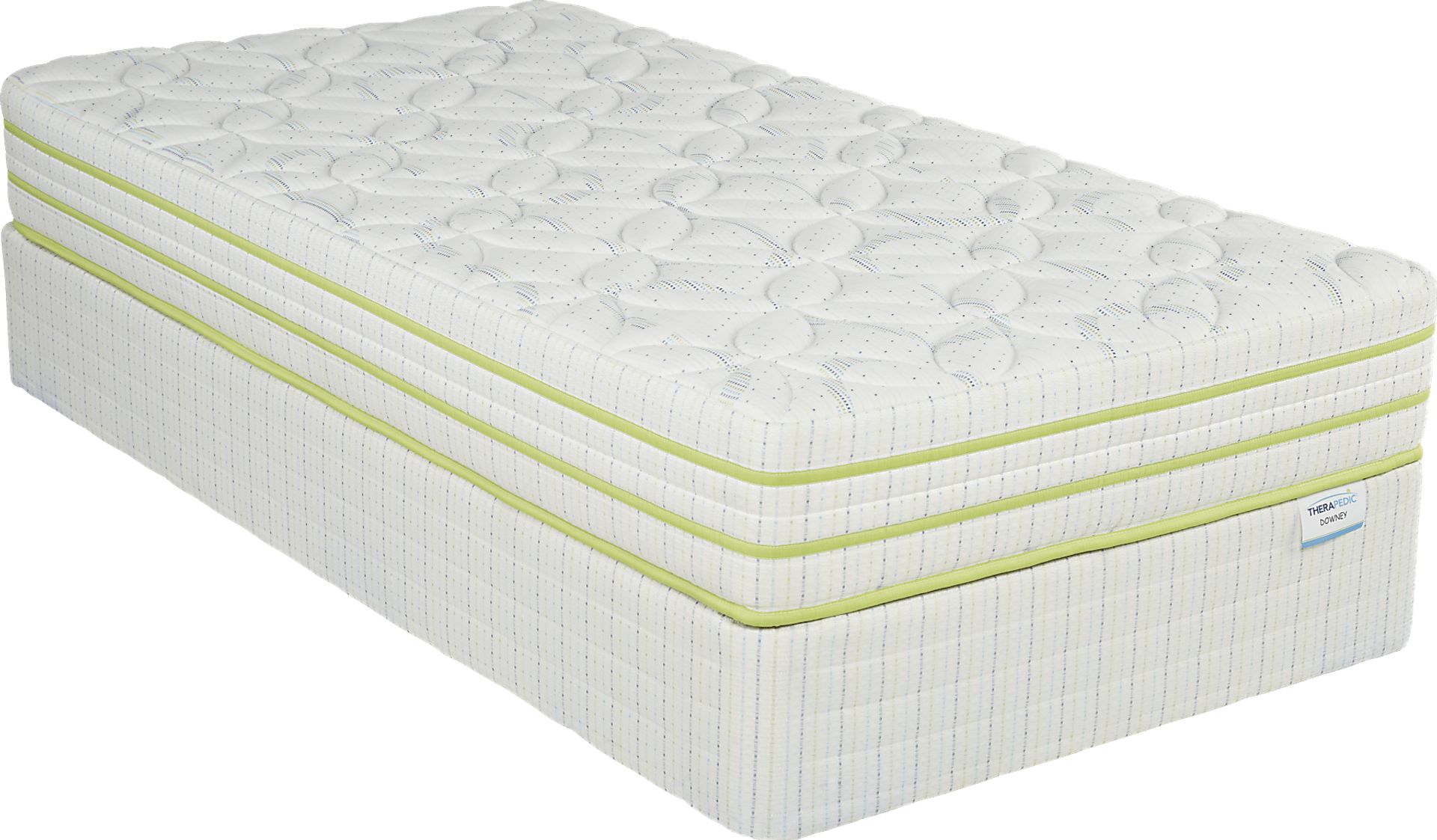 Therapedic Downey Low Profile Twin Mattress Set - Image 1