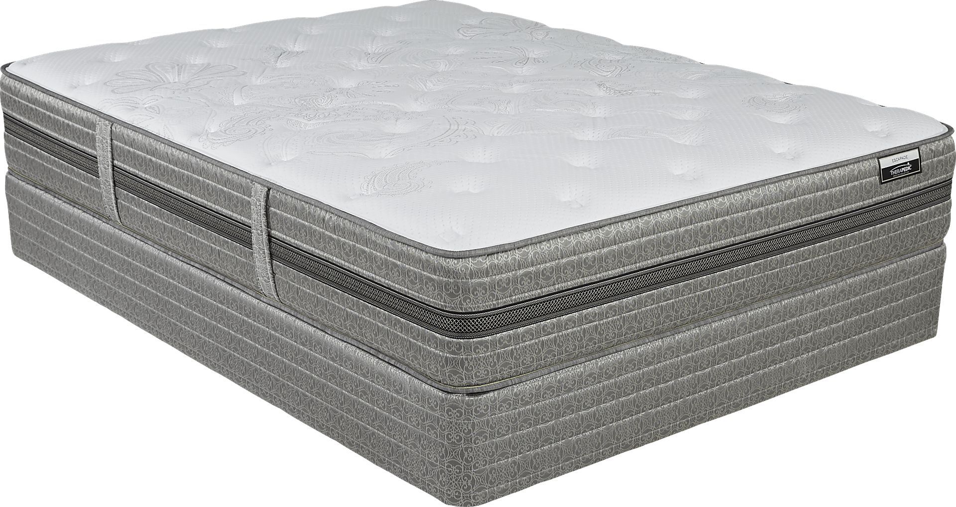 Therapedic Escapade Low Profile Queen Mattress Set - Image 1