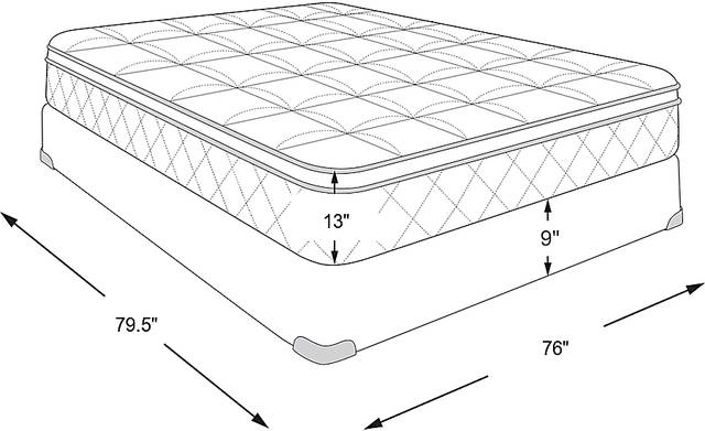 Dimension Image. Please refer to the Dimension Tab on this page for dimension details.