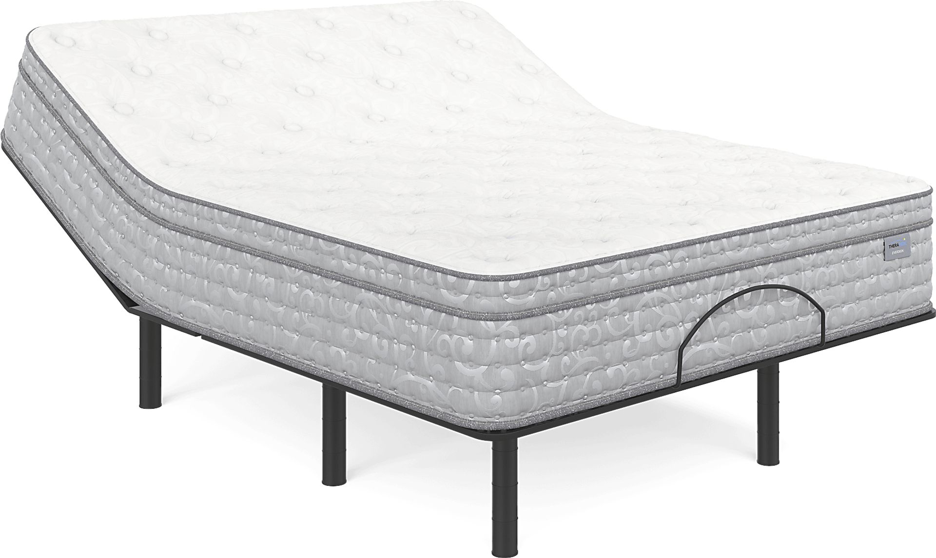 Therapedic Everdeen Queen Mattress with Head Up Only Base - Image 1