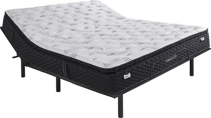 Therapedic Fairbank King Mattress with Head Up Only Base