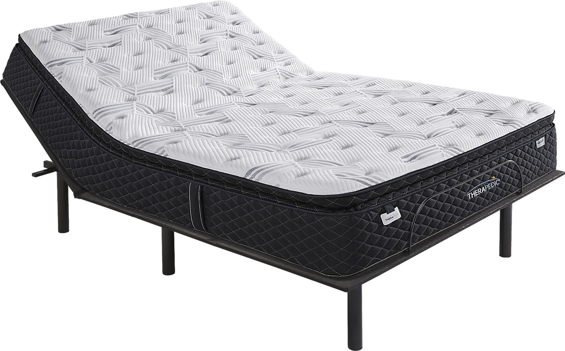 Therapedic Fairbank Queen Mattress with Head Up Only Base - Image 1