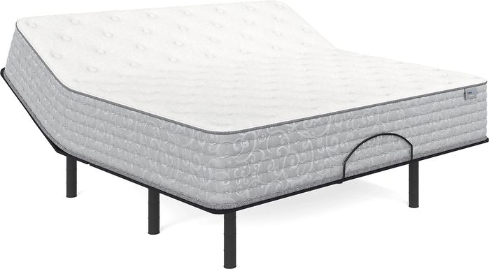 Therapedic Forester King Mattress with Head Up Only Base