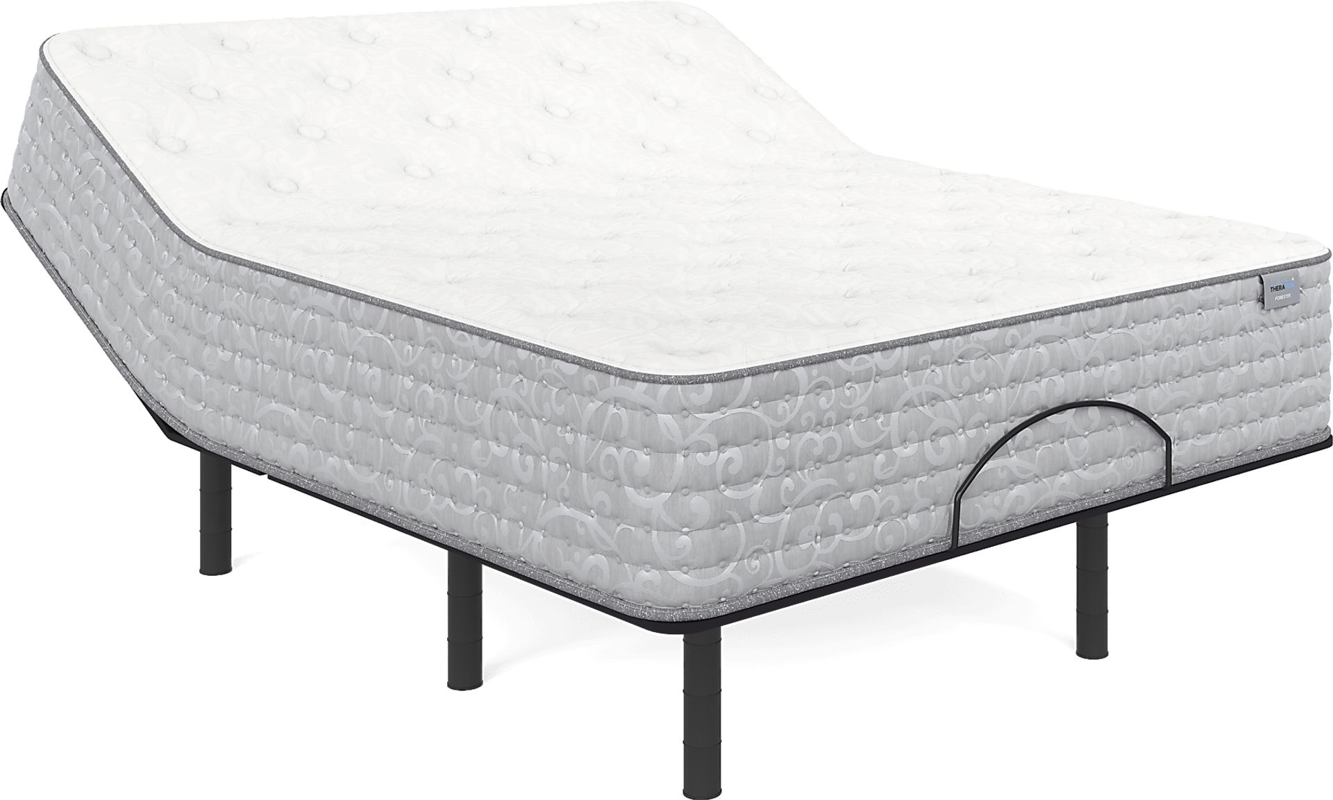 Therapedic Forester Queen Mattress with Head Up Only Base - Image 1