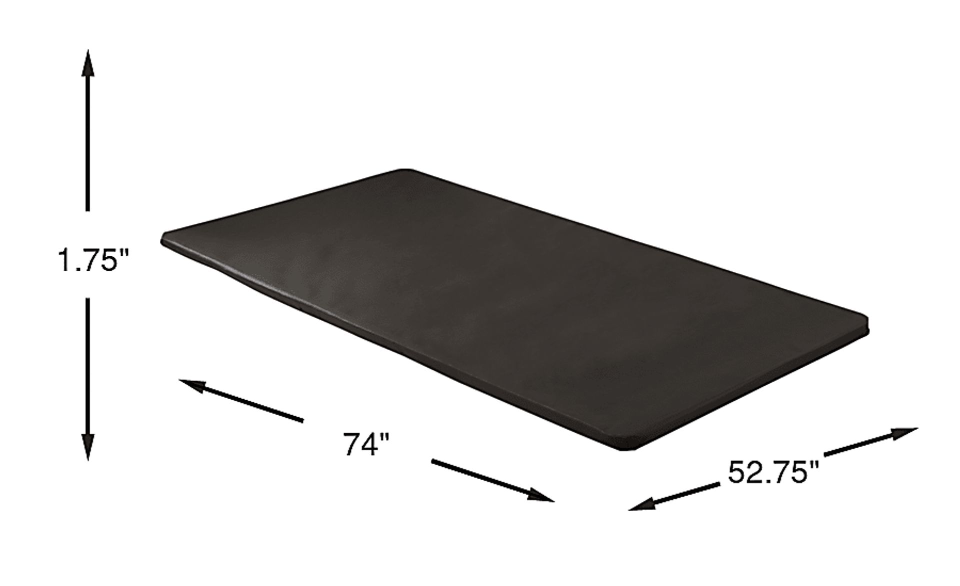 Dimension Image. Please refer to the Dimension Tab on this page for dimension details.