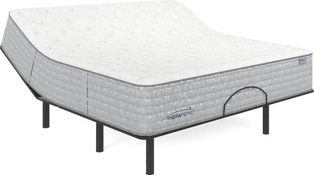 Therapedic Glassboro King Mattress with Head Up Only Base - Thumbnail - Image 1