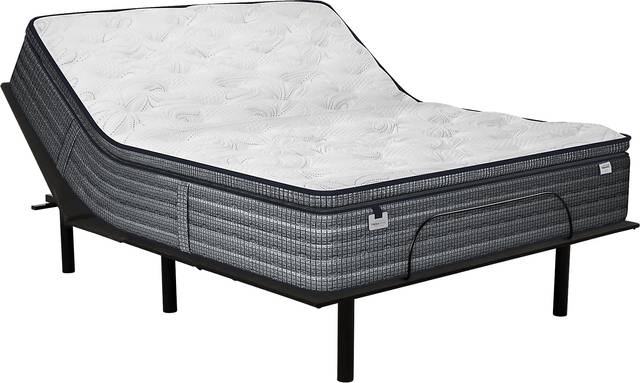Therapedic Gleaston Queen Mattress with RTG Sleep 2000 Adjustable Base - Thumbnail - Image 1