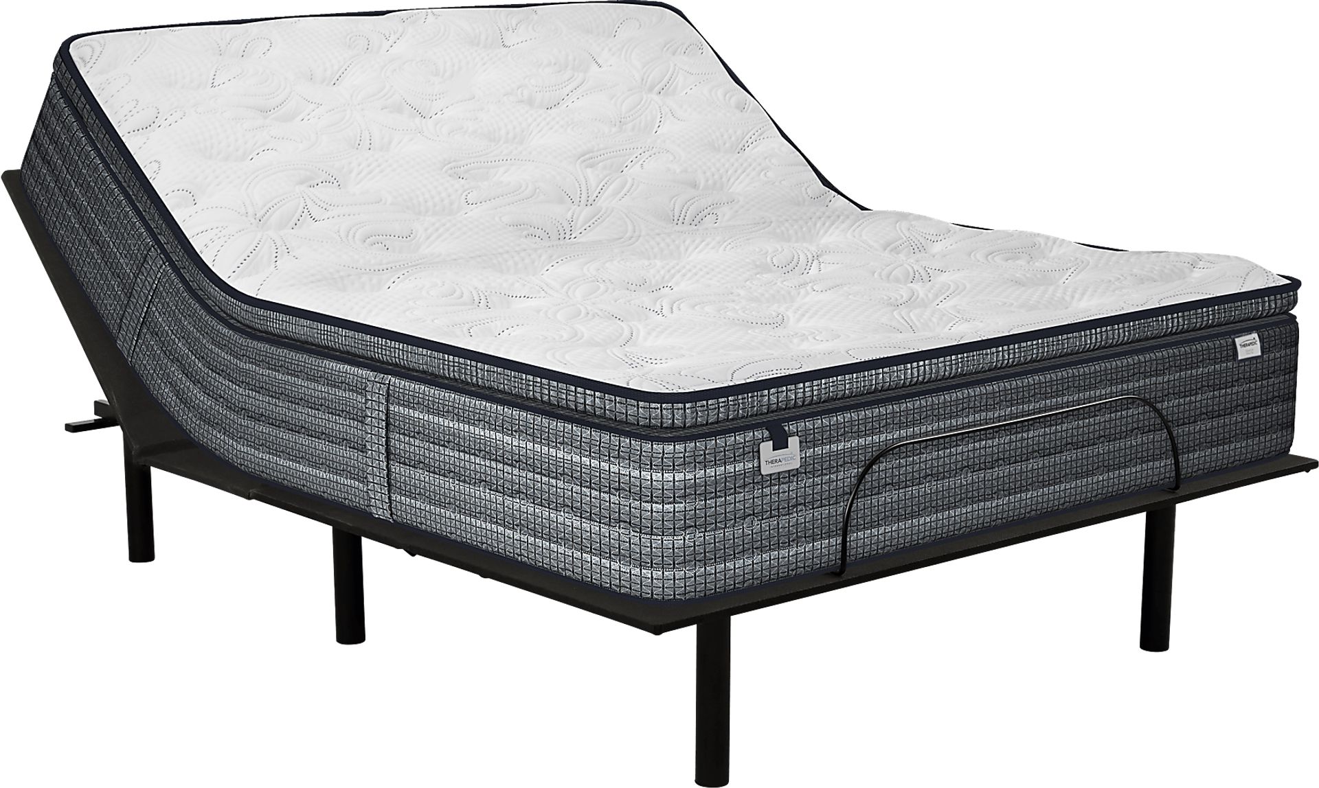 Therapedic Gleaston Queen Mattress with RTG Sleep 2000 Adjustable Base - Image 1