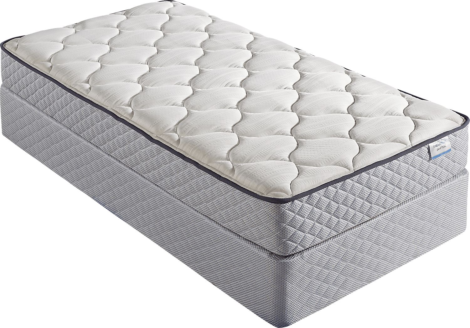 Therapedic Grafton High Profile Twin Mattress Set Rooms To Go