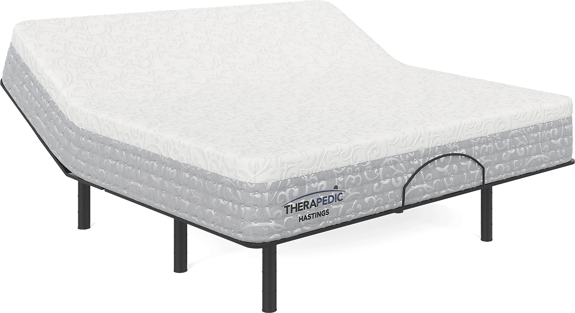 Therapedic Hastings King Mattress with Head Up Only Base