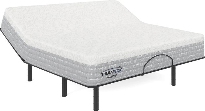 Therapedic Hastings King Mattress with Head Up Only Base