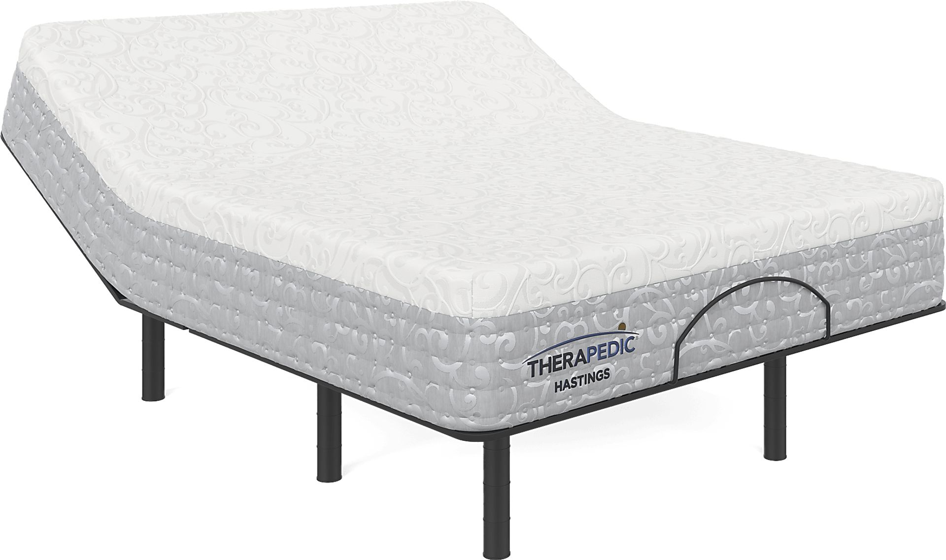 Therapedic Hastings Queen Mattress with Head Up Only Base - Image 1