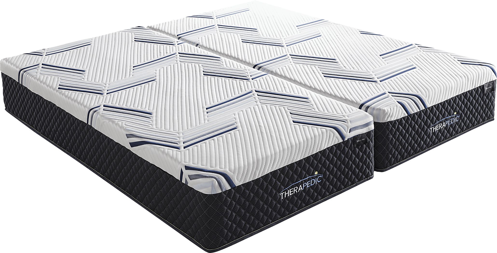 therapedic hannegan hybrid plush king mattress set