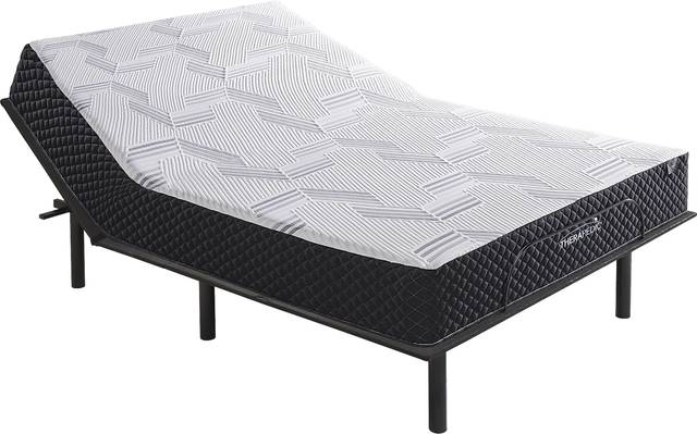 Therapedic Iris Queen Mattress with Head Up Only Base - Thumbnail - Image 1