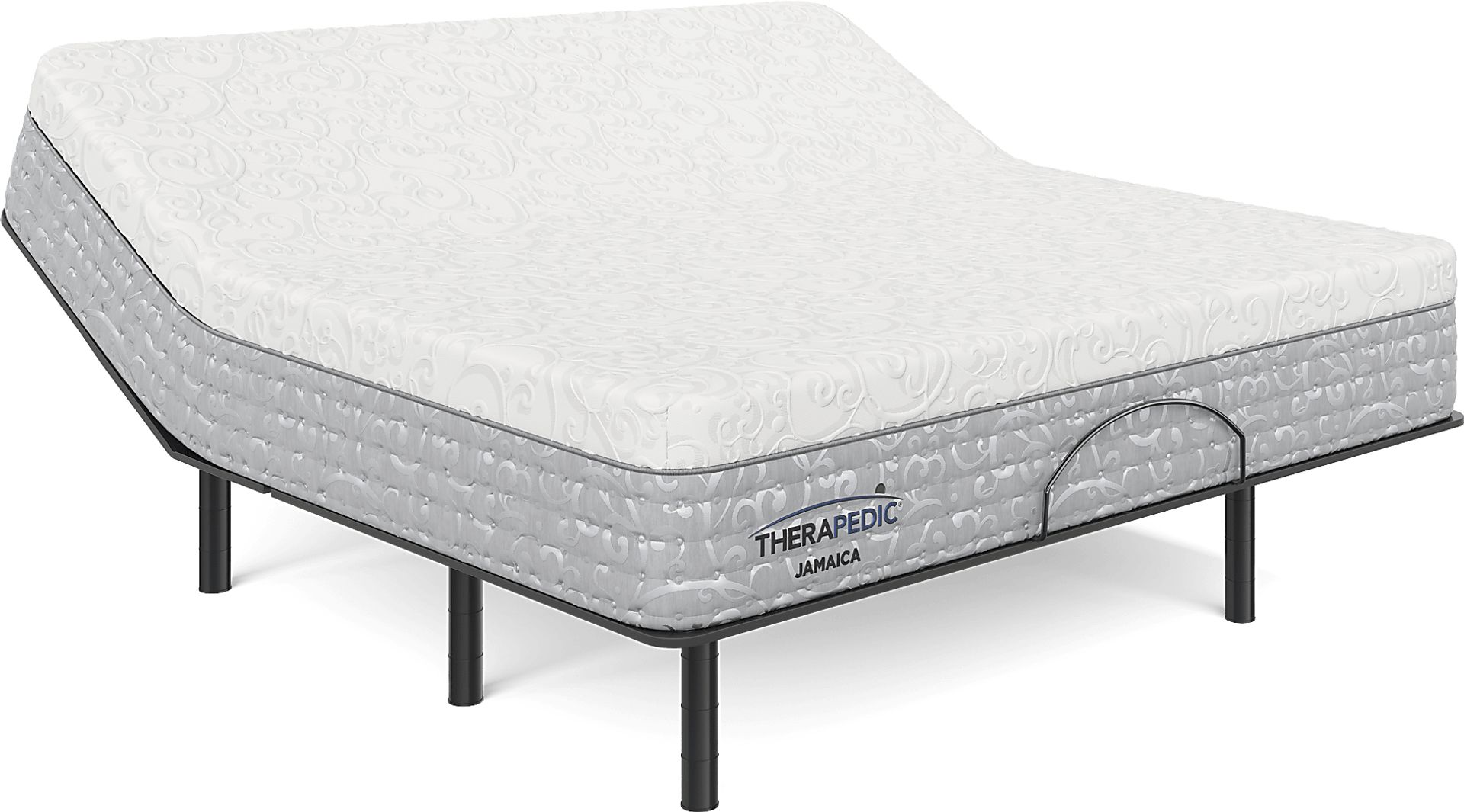 Therapedic Jamaica King Mattress with Head Up Only Base - Image 1
