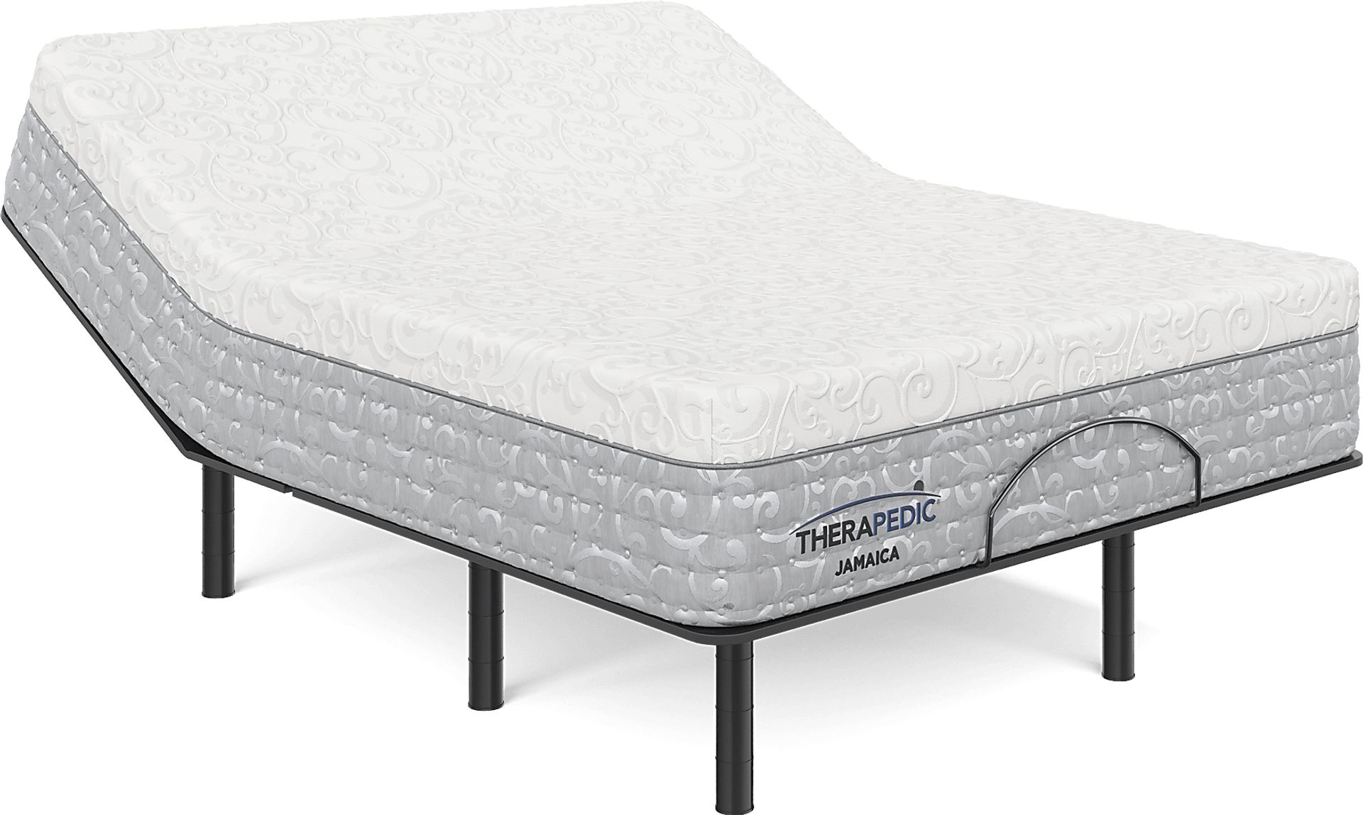 Therapedic Jamaica Queen Mattress with Head Up Only Base - Image 1