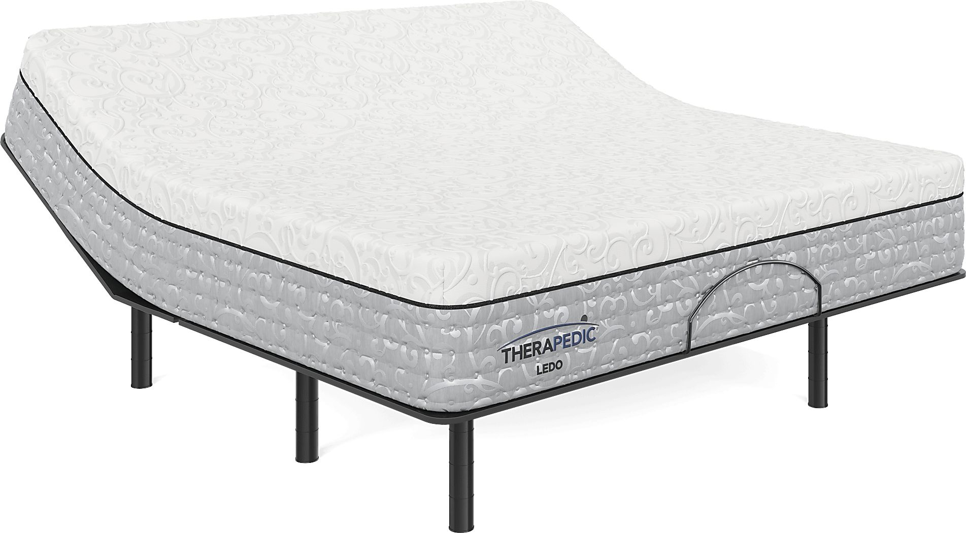 Therapedic Jamaica King Mattress with Head Up Only Base