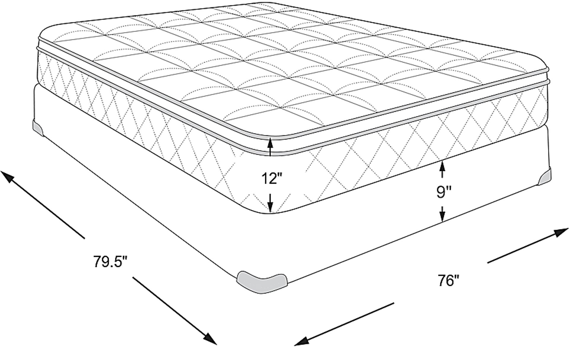 Dimension Image. Please refer to the Dimension Tab on this page for dimension details.