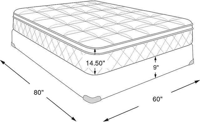 Dimension Image. Please refer to the Dimension Tab on this page for dimension details.