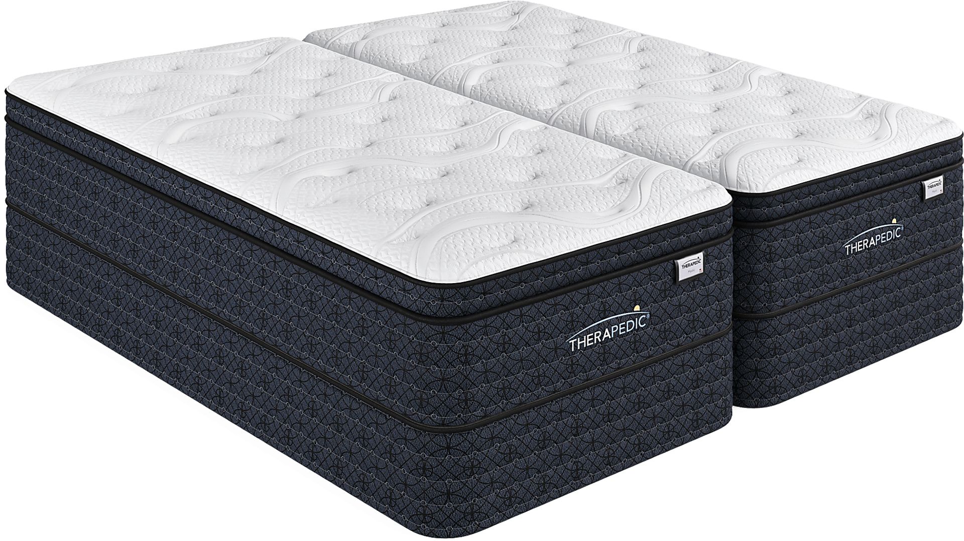 Therapedic Mystic High Profile Split King Mattress Set - Image 1