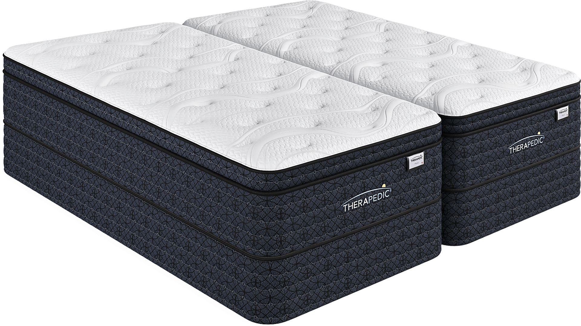 Therapedic Mystic High Profile Split King Mattress Set
