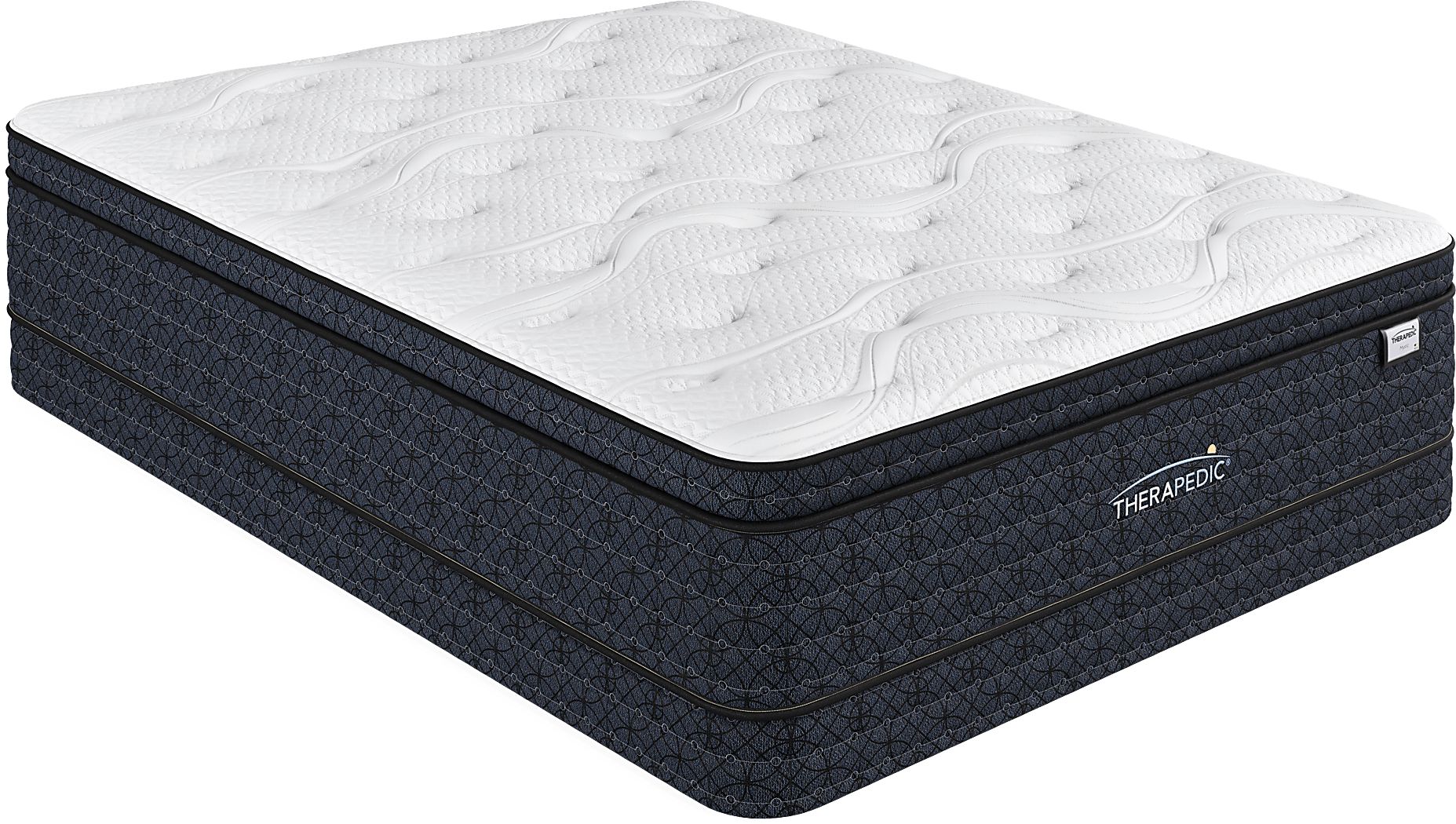 Therapedic Mystic Queen Low Profile Mattress Set | Rooms to Go