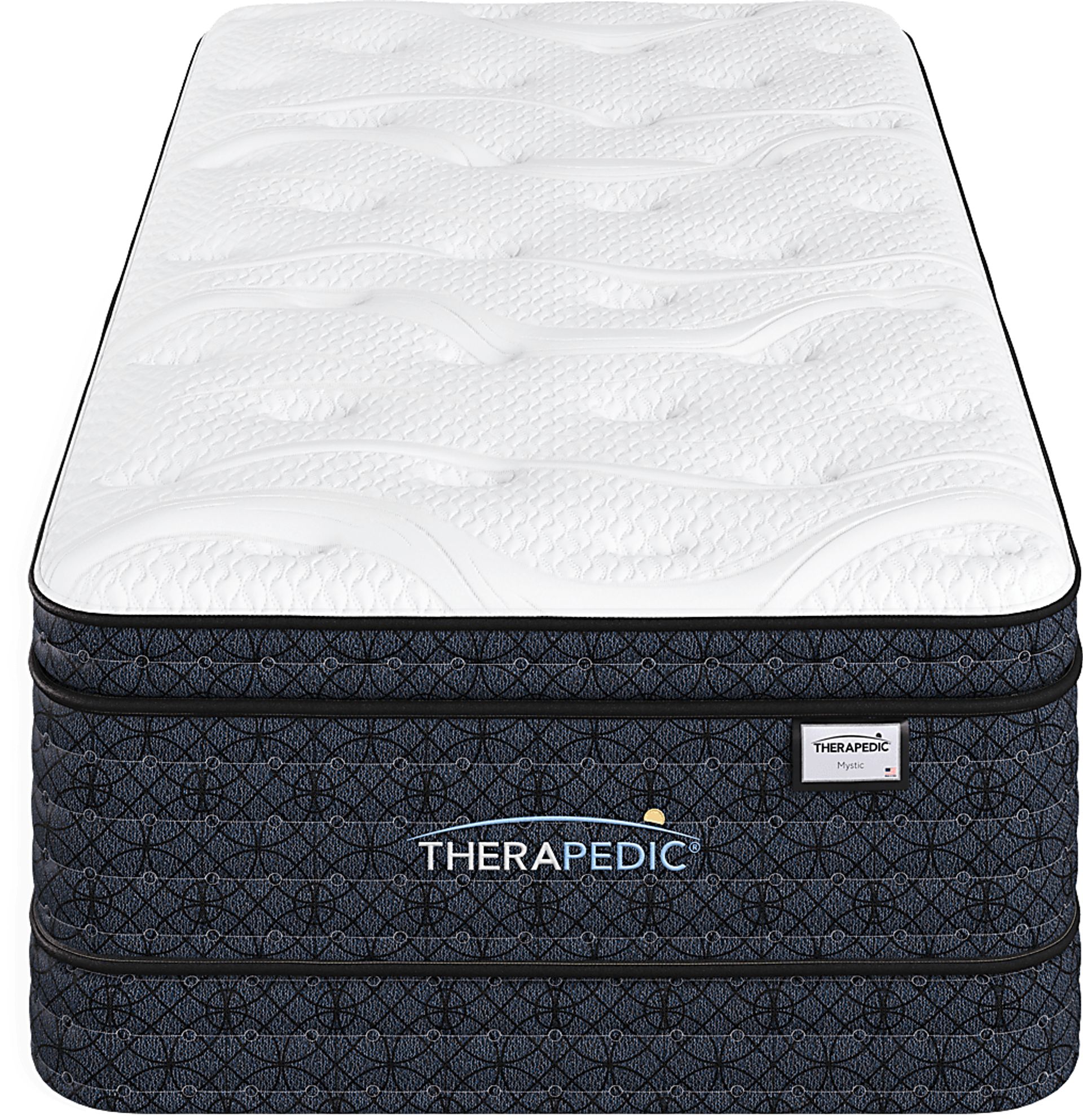 Therapedic Mystic Low Profile Twin Mattress Set - Image 2