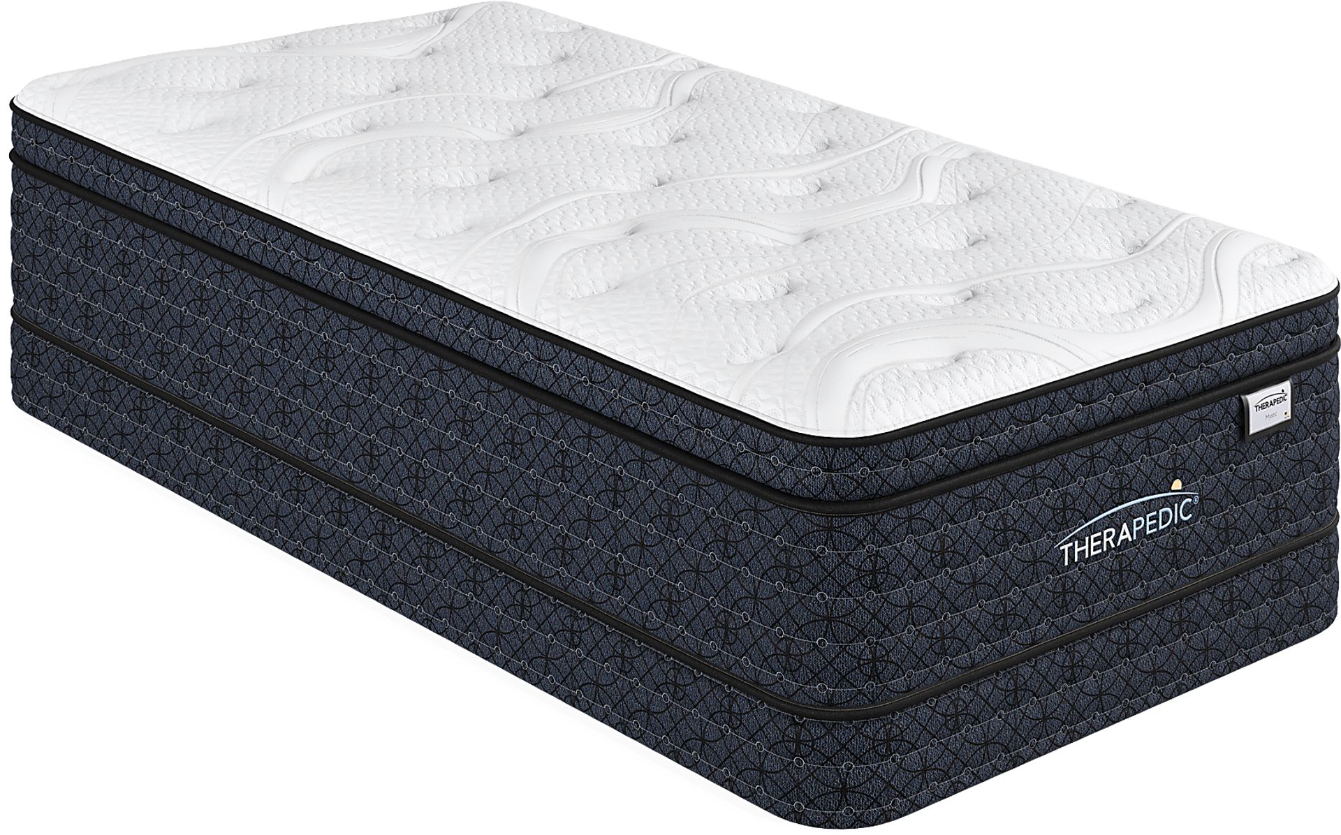 Therapedic Mystic Low Profile Twin Mattress Set - Image 1