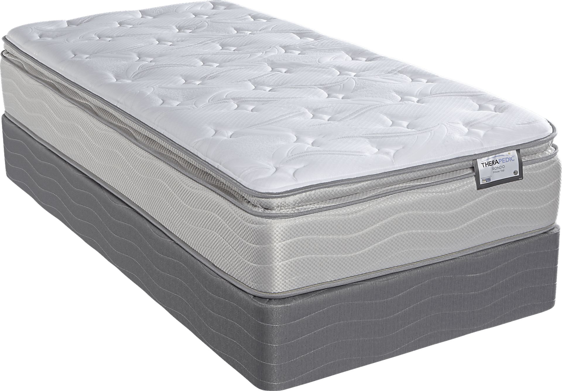 Therapedic Rondo Low Profile Twin Mattress Set - Image 1