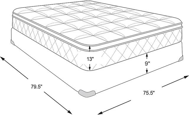 Dimension Image. Please refer to the Dimension Tab on this page for dimension details.